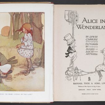 title-page-alice-in-wonderland-pictured-by-mabel-lucie-attwell - Flashbak