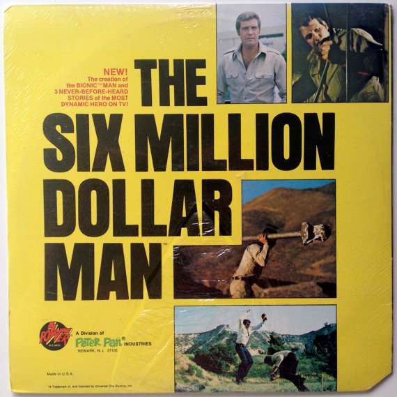 six million dollar man record lp