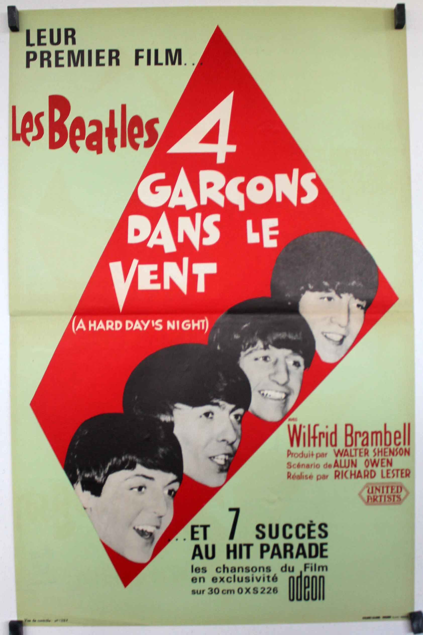 French Hard Days Night poster