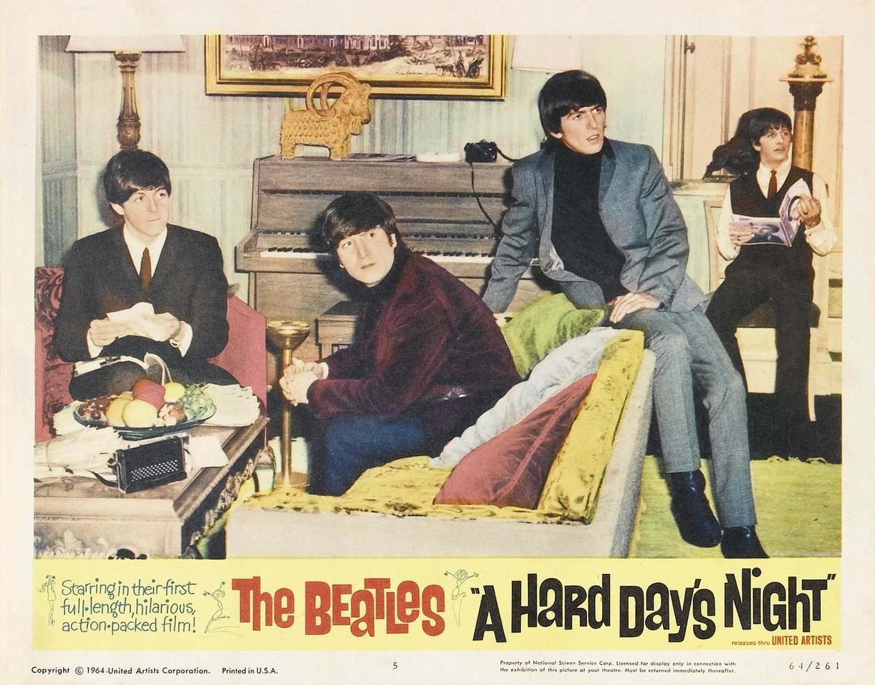 Hard Day's Night lobby card 10