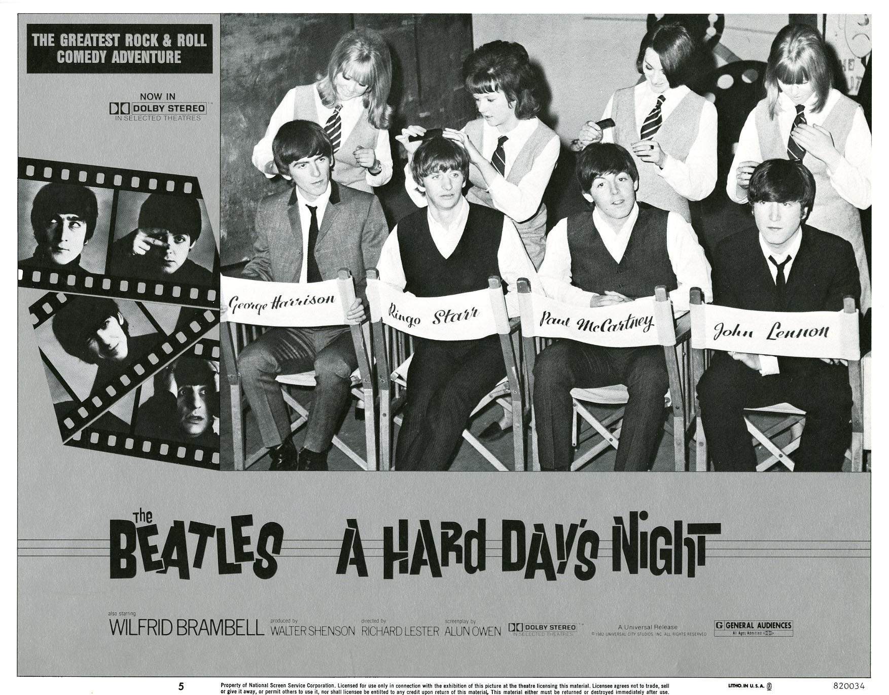 Hard Day's Night lobby card 2