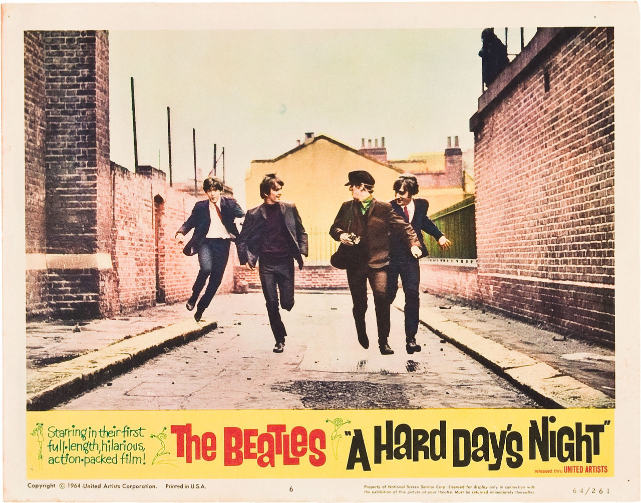 Brilliant Photos Lobby Cards And Posters From The Beatles Film A Hard Day S Night Flashbak