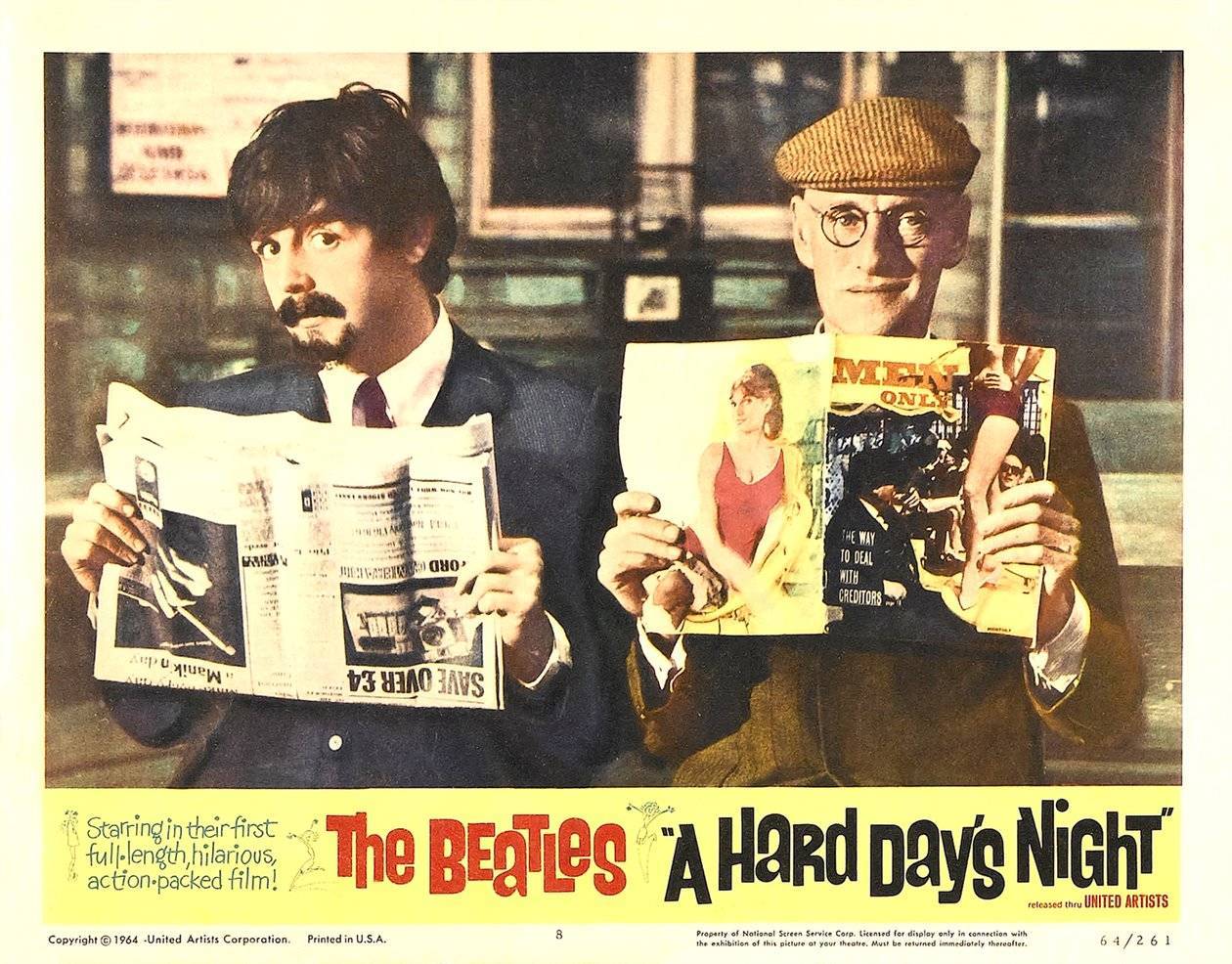 Hard Day's Night lobby card 4