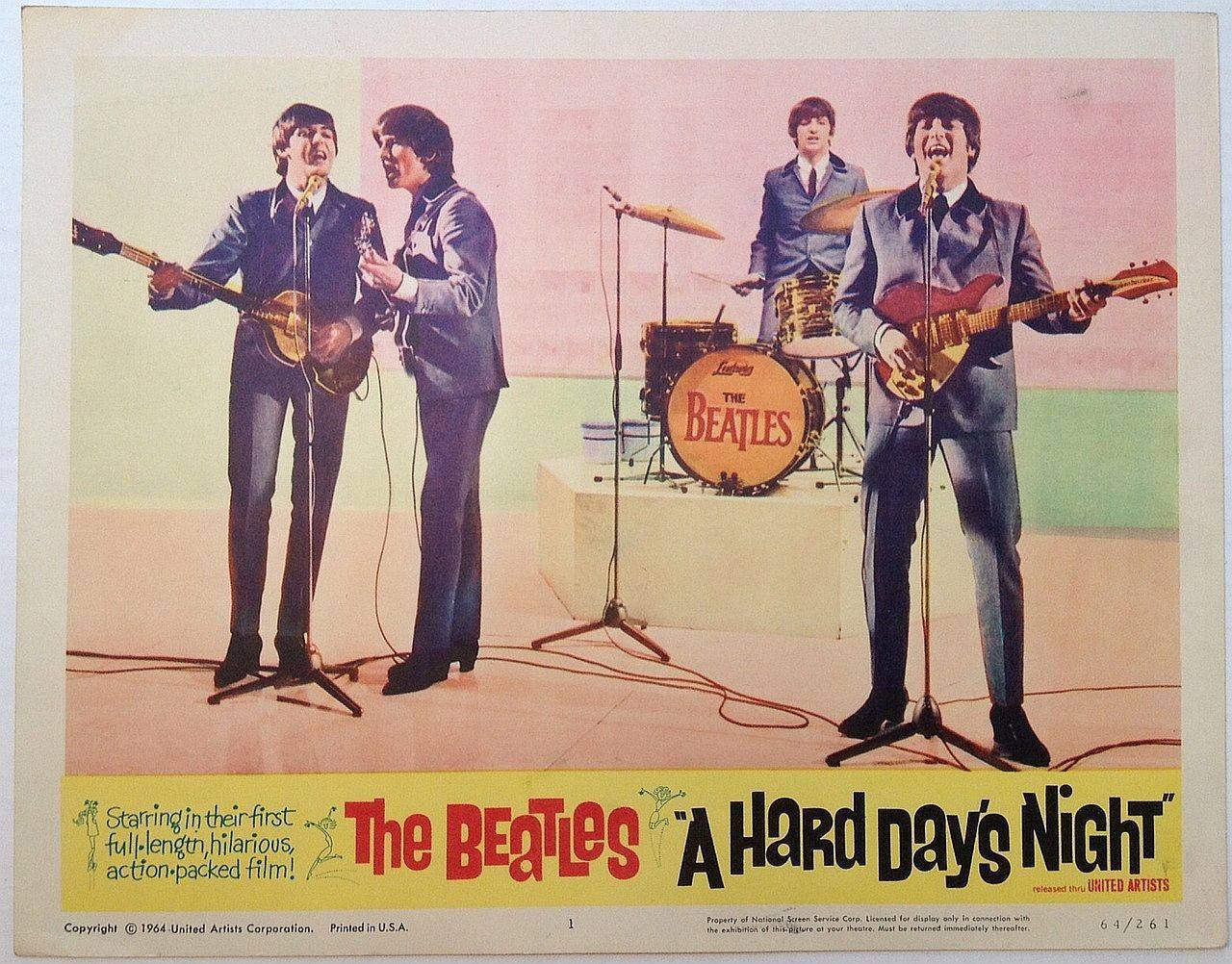 Hard Day's Night lobby card 8