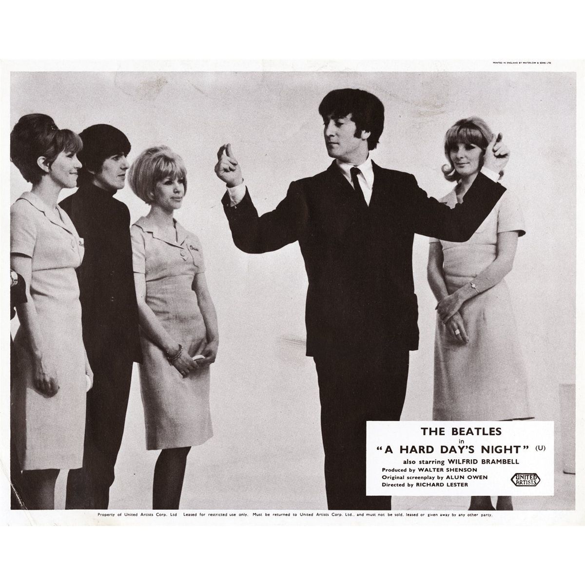 Hard Day's Night lobby card 9