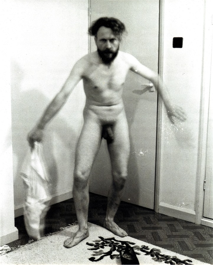 A nude self-portrait of Reginald Alan Westaway.