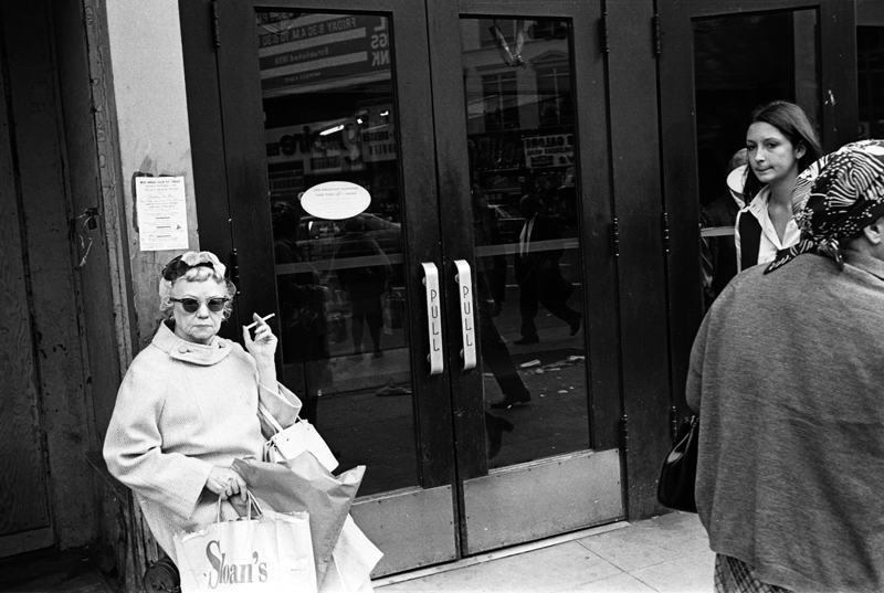 Tony Marciante NYC woman smoking 1973