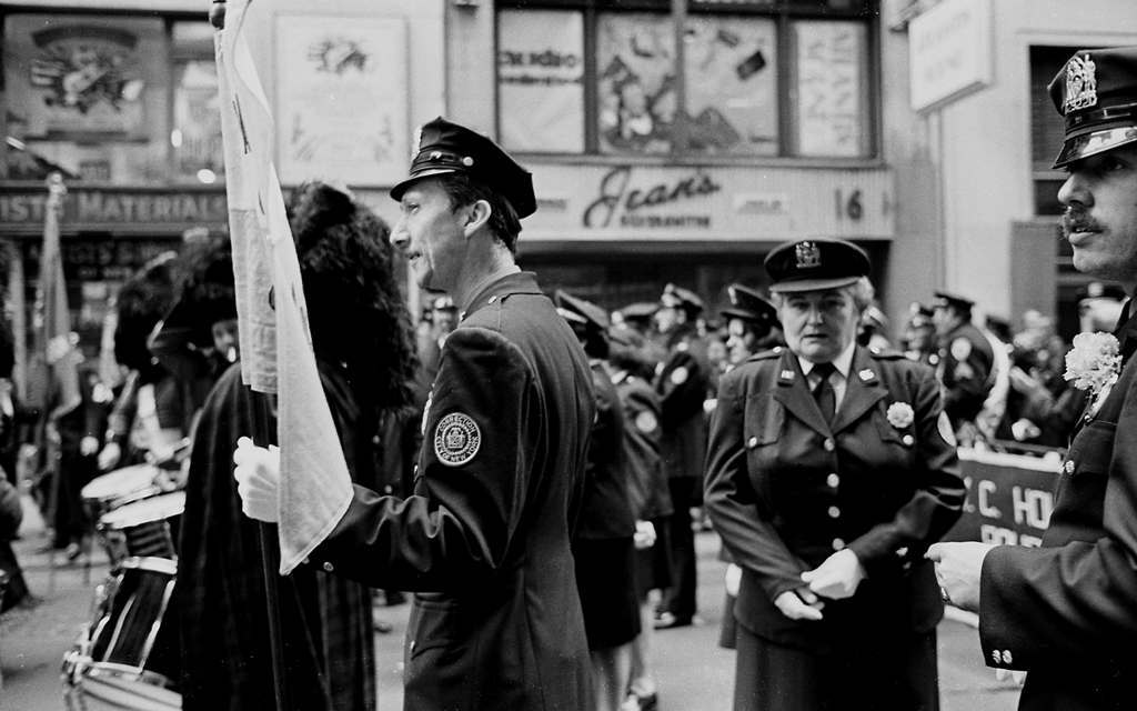 Tony Marciante cop on duty NYC 1974