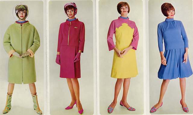 Braniff Airlines 1960s (Pucci) This was my uniform while 