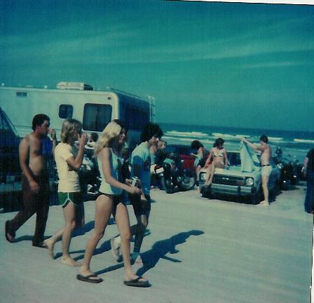 Florida beach 1980 bikers daytona