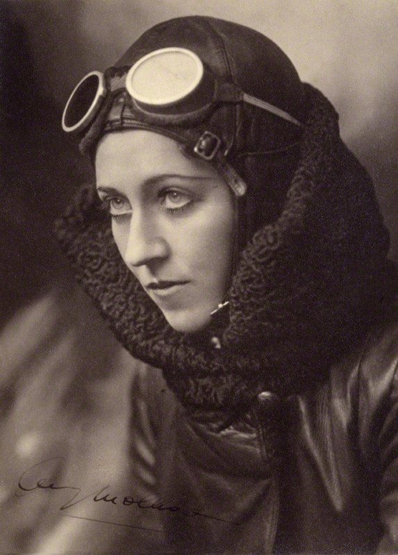 Amy Johnson by John Capstack, c.1934. Courtesy of the NPG.