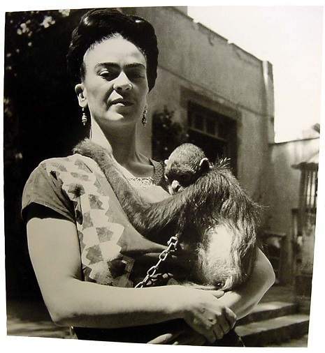 Frida With Caimito de Guayabal, 1943
