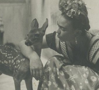 Frida With Deer, 1940 - Flashbak