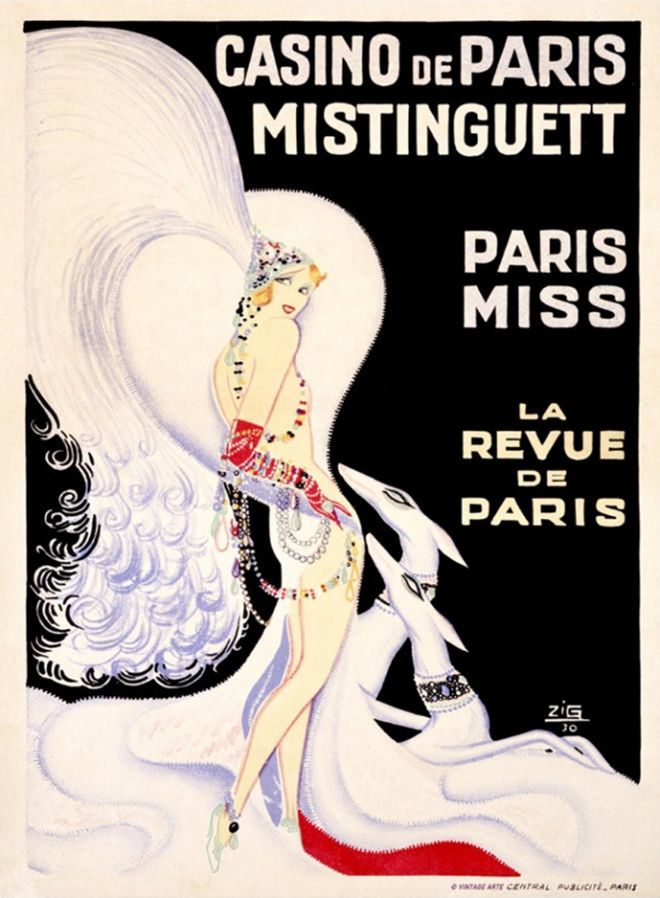 Mistinguett by Zig 1930