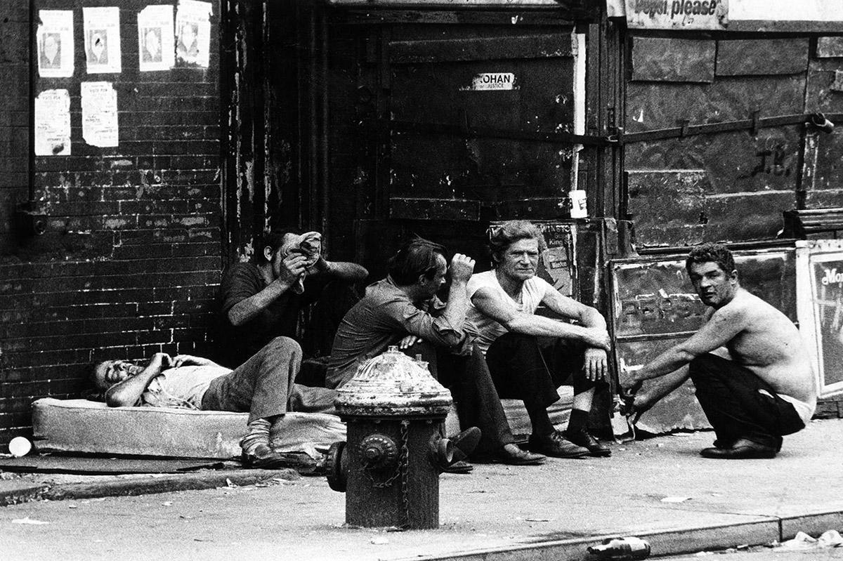 New York City 1970's On the Bowery Leland Bobbé