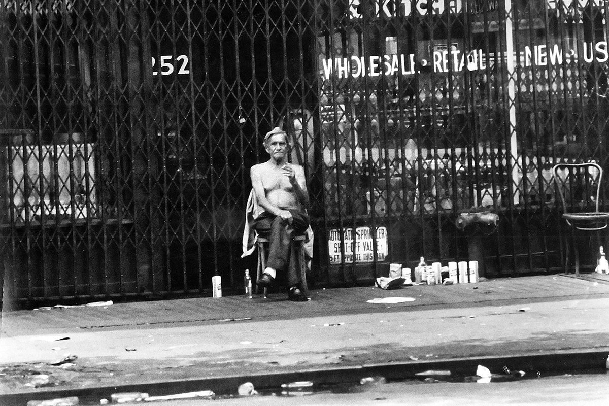 New York City 1970's On the Bowery Leland Bobbé