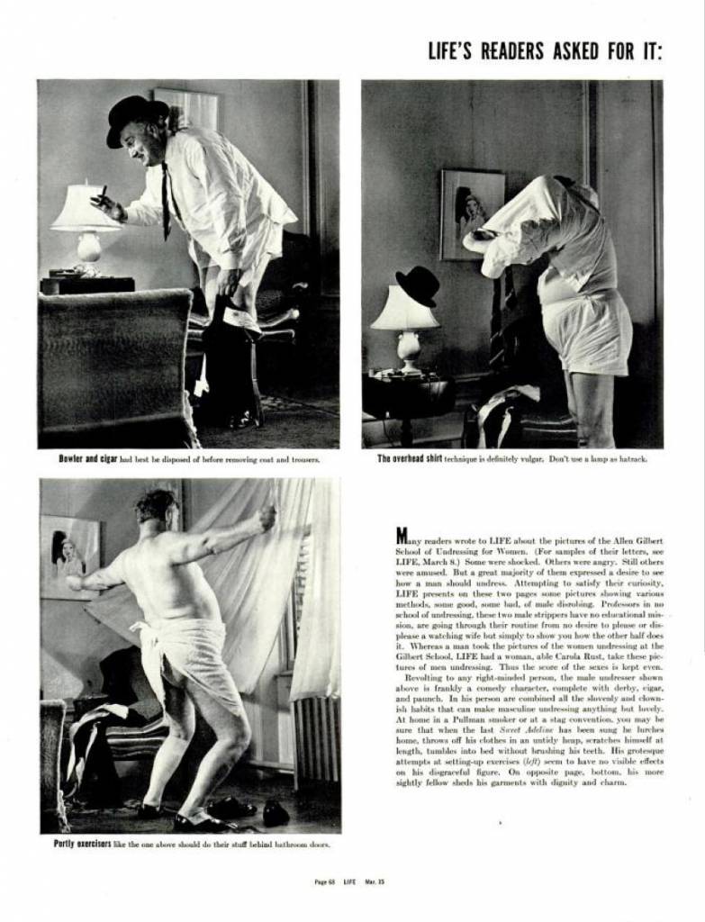How to Undress: Domestic advice of the 1930s