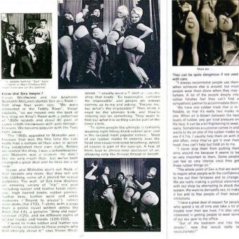 Memories of SEX in Forum Magazine (1976)