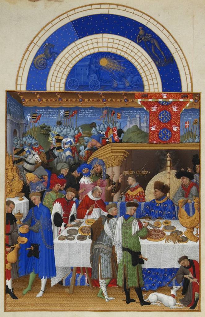 The Limbourg Brothers Beautiful Illustrations for 'Très Riches Heures du Berry' 1416