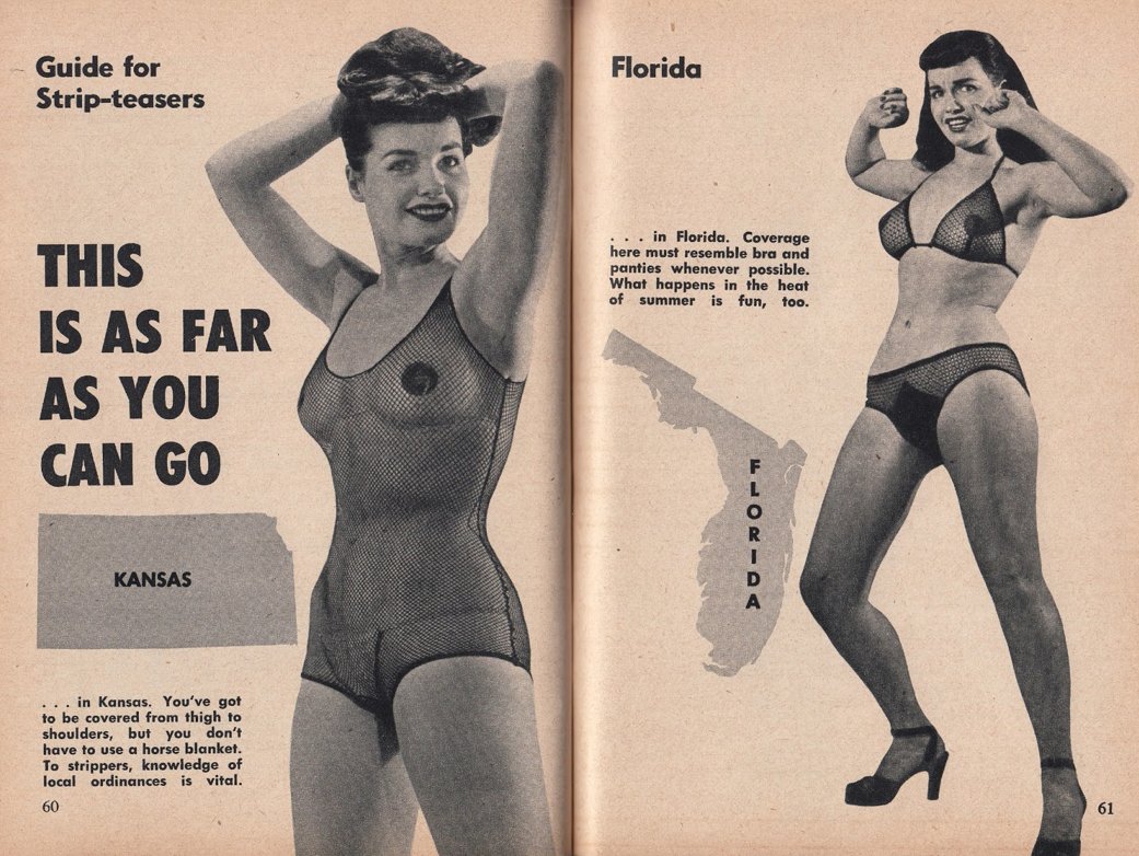 Bettie Page stripper guide