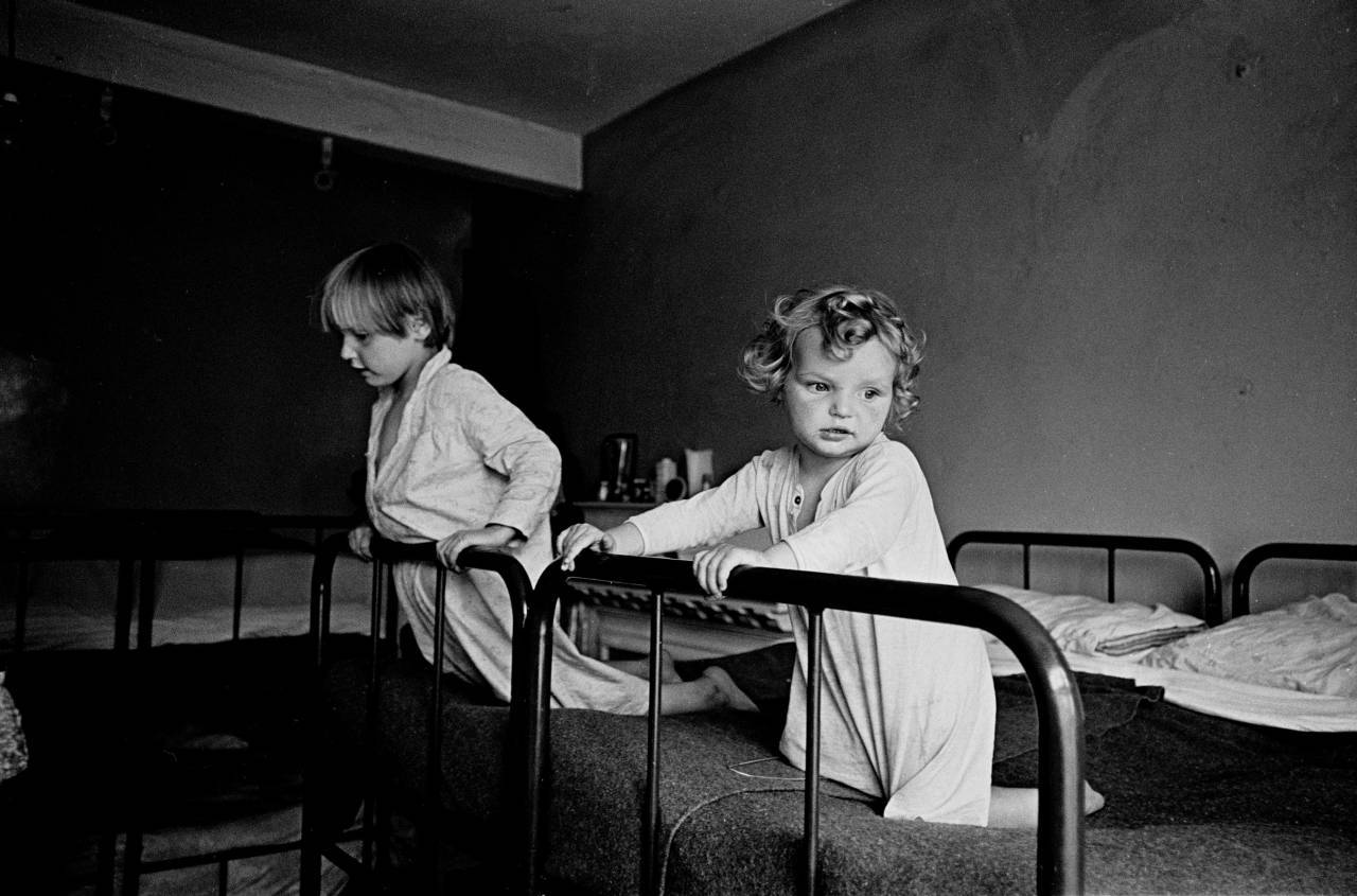 Dormitory of hostel for the homeless Dartmouth Park 1969