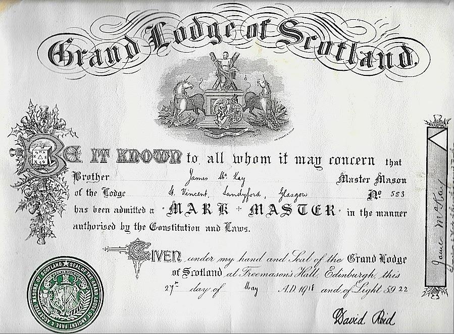 Grand Master Mason - The Grand Lodge of Scotland