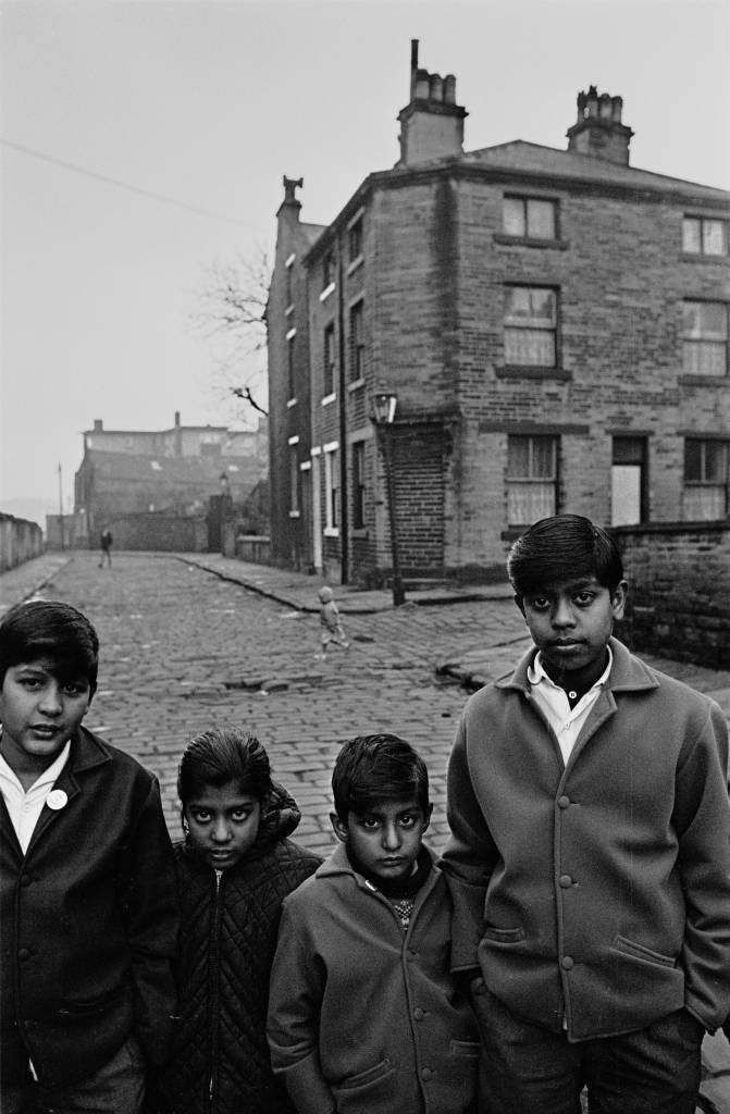 Returning from school, Bradford 1969