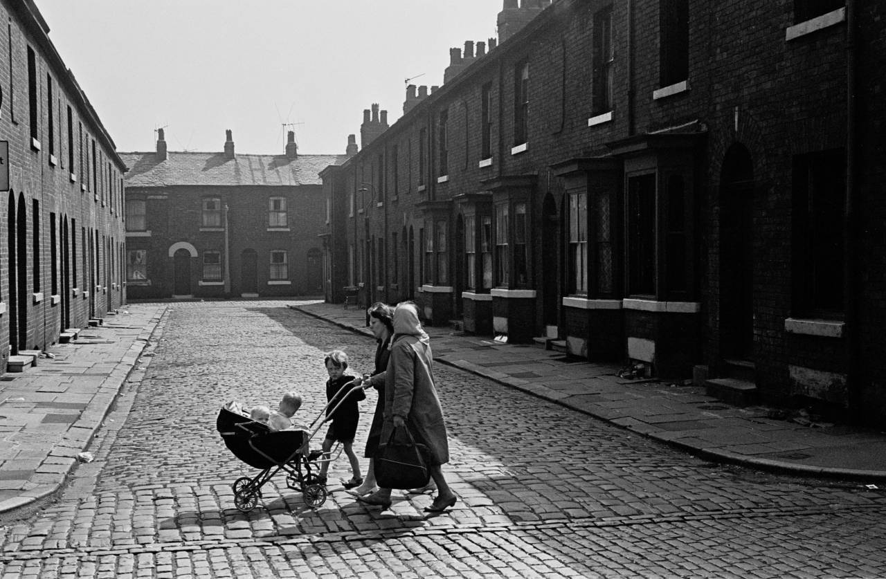 Street scene Salford 1970