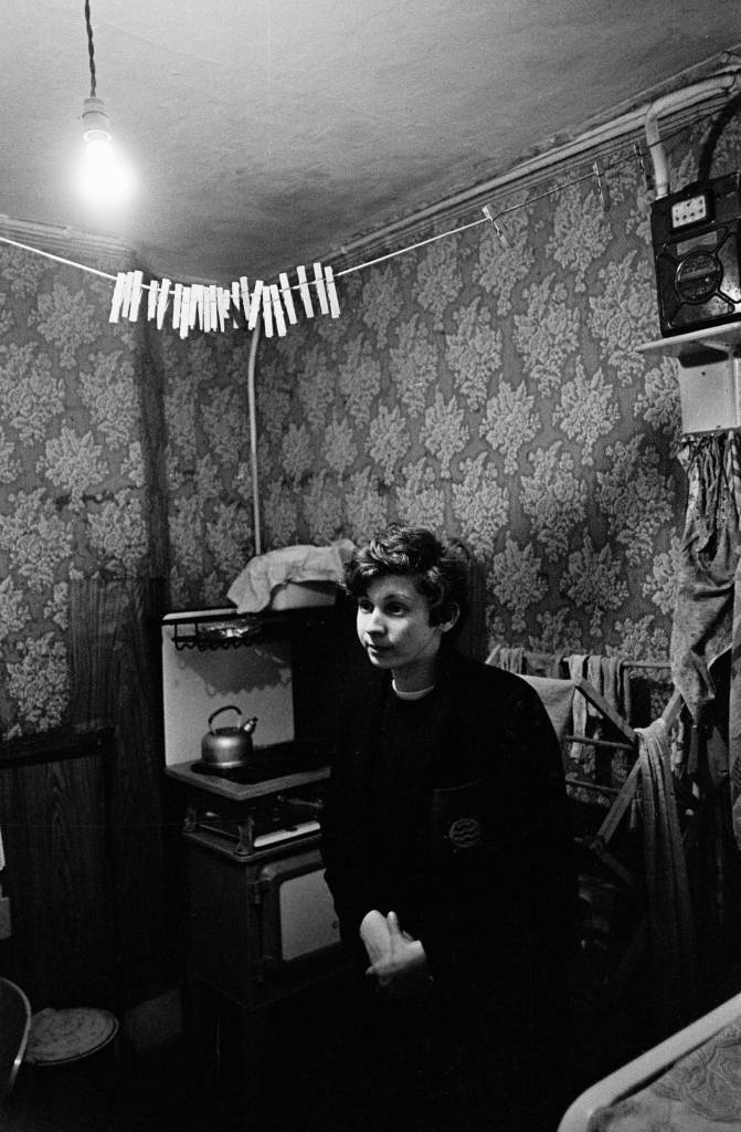 Kitchen interior Rothschild dwellings Whitechapel 1969