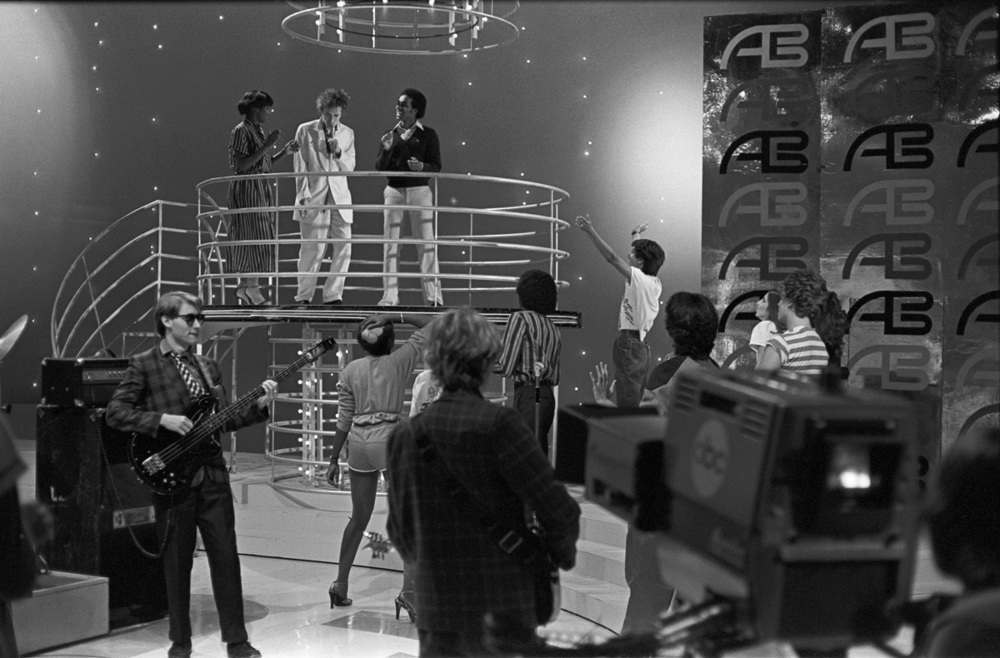 1980 photos of Public Image Ltd at American Bandstand