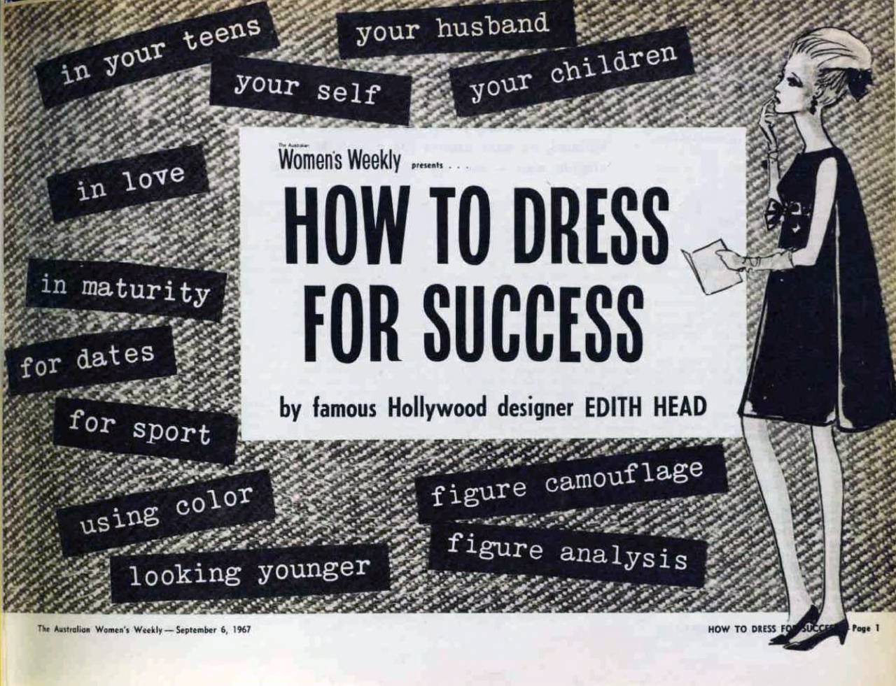 How To Dress For Success 1967