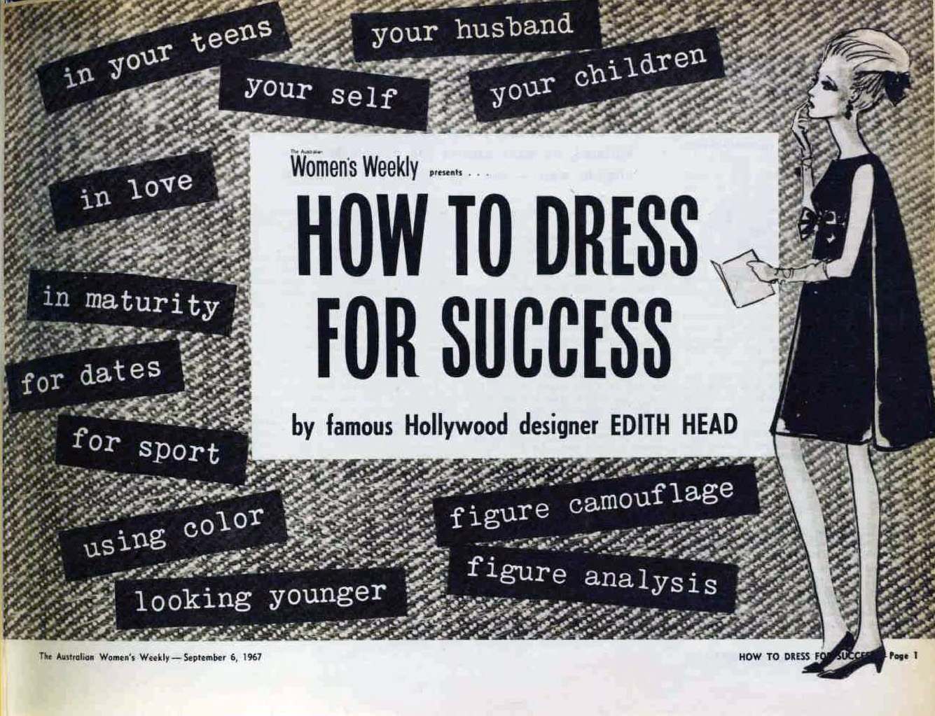 How To Dress For Success And To Get A Man A 1967 Guide For Useless