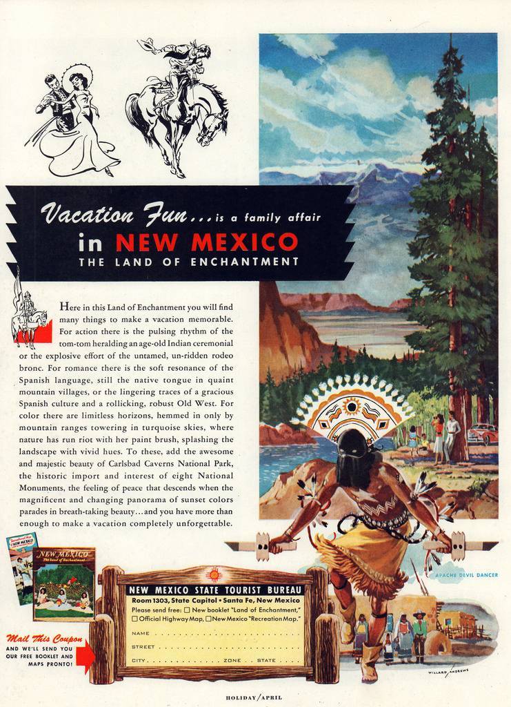 Travel Ads 1950 1