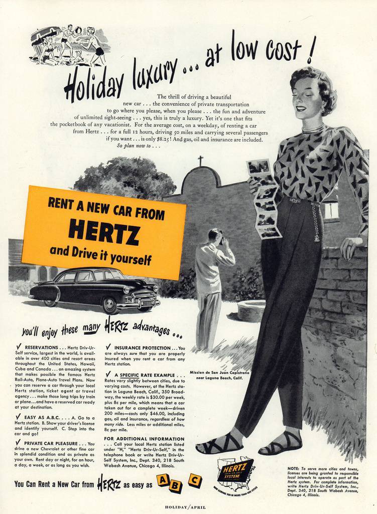 Travel Ads 1950 2