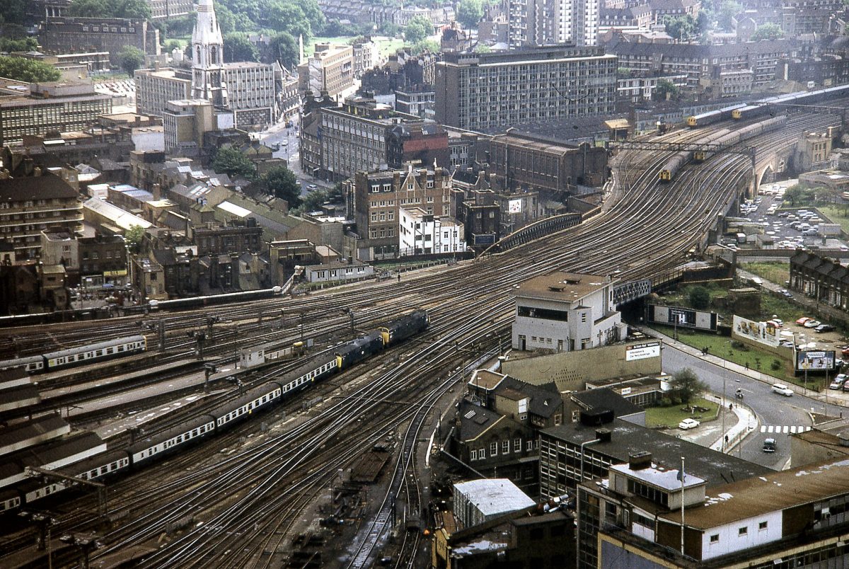 Approach-to-Waterloo-Station-London-1971
