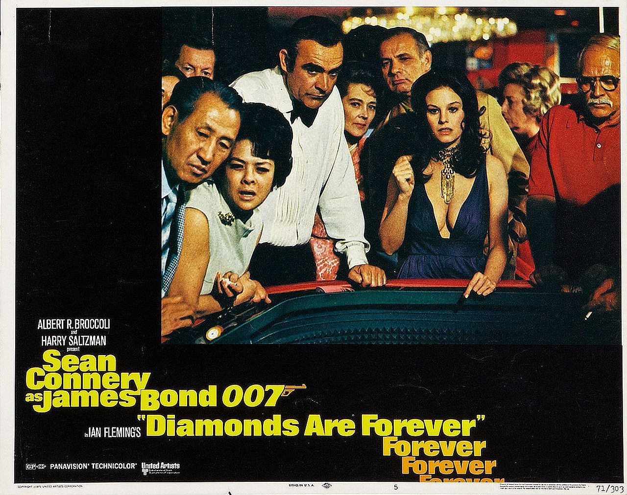 Diamonds Are Forever lobby card 5