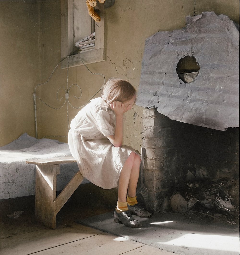 great depression pictures in color