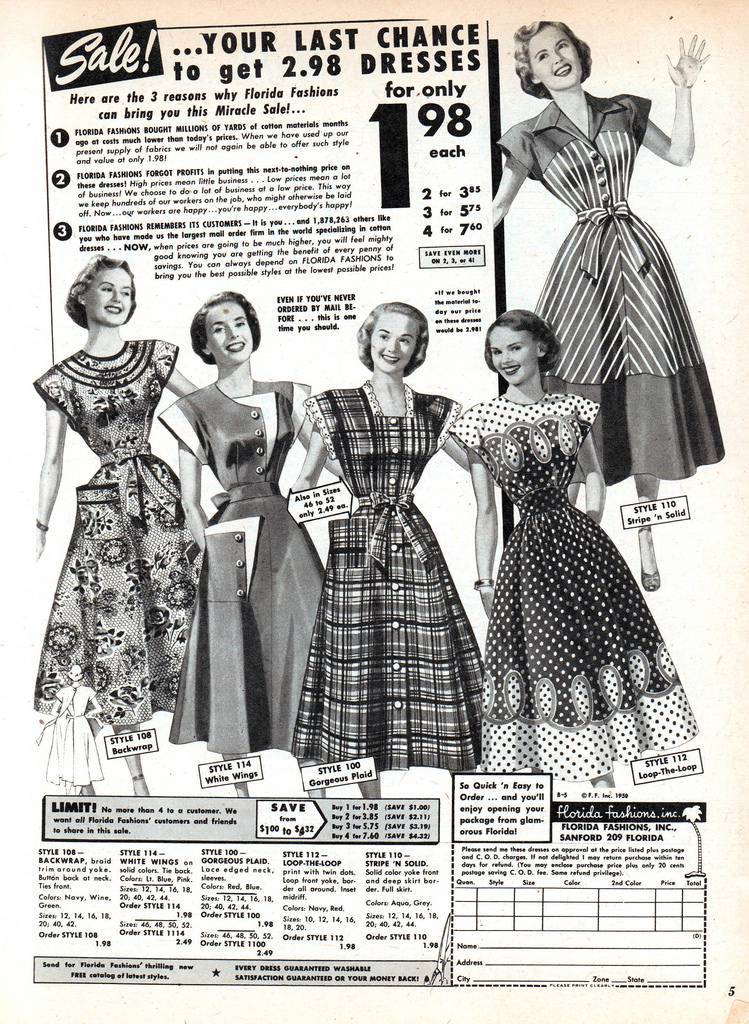 1950 adverts dresses cheap sexy