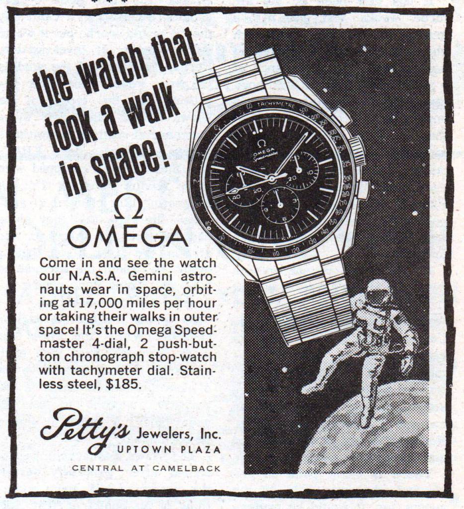 Omega advert vintage watch