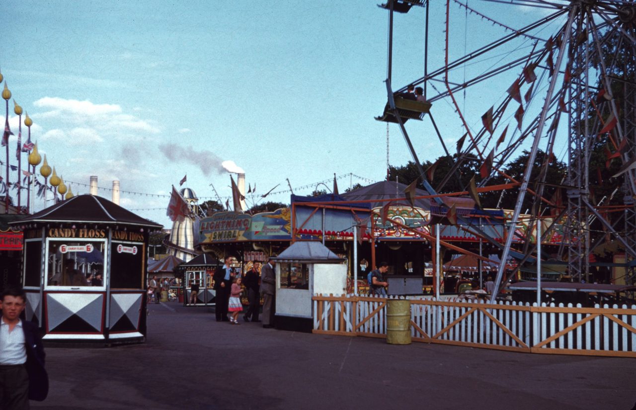 Colour Pictures of the Festival Pleasure Gardens in Battersea Park in ...