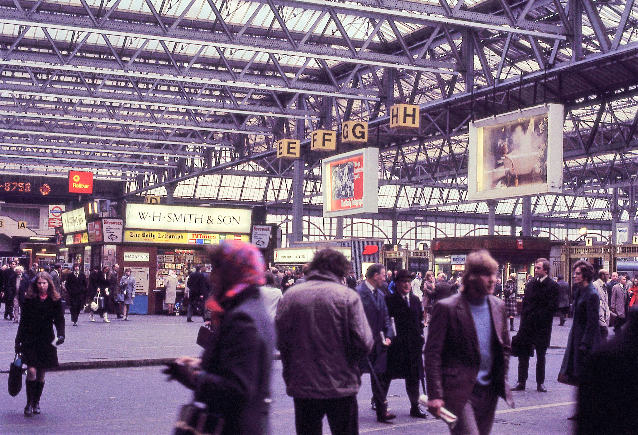 Waterloo Railway Station London 1972 