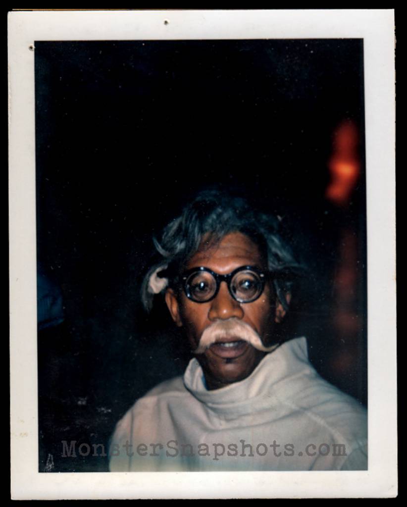 Morgan Freeman makeup continuity Polaroids from PBS' Electric Company.