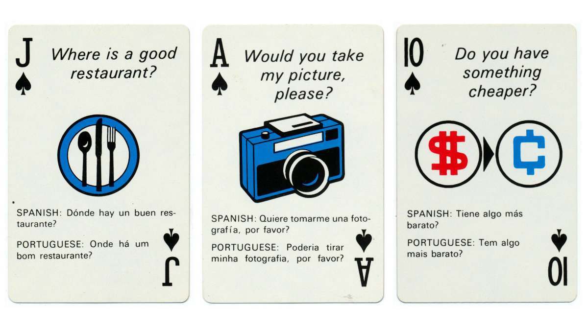 braniff playing cards 1968