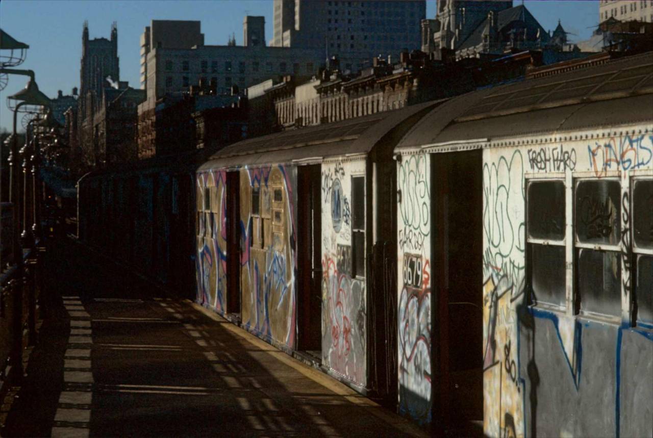 1985, New York, elevated subway