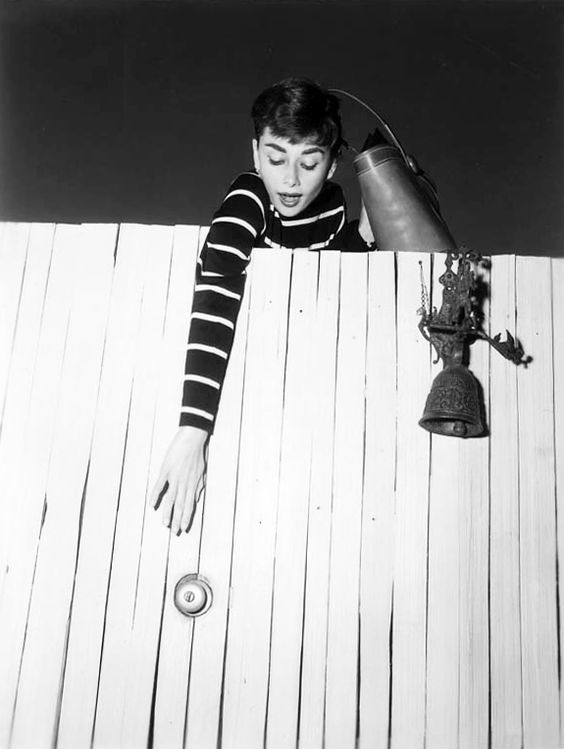 Audrey Hepburn LA apartment doorbell 1953