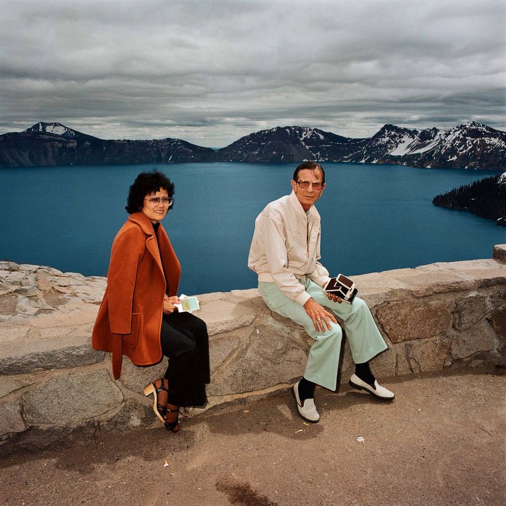 Couple-Taking-Polaroids-Crater-Lake-National-Park-OR-1980