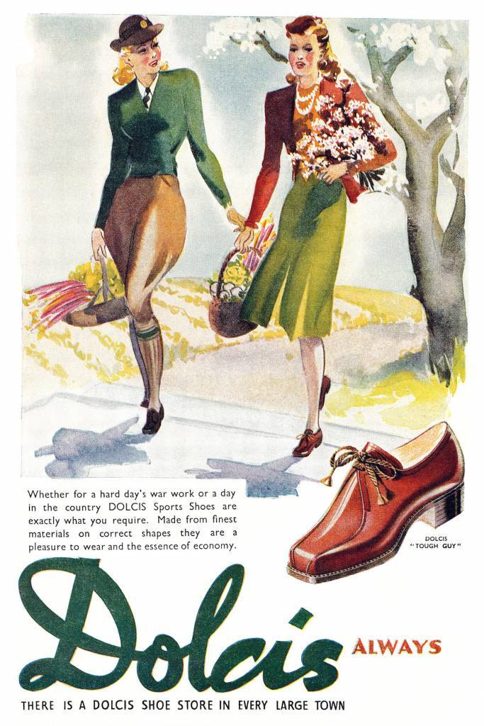 Dolcis Shoes ad 1943