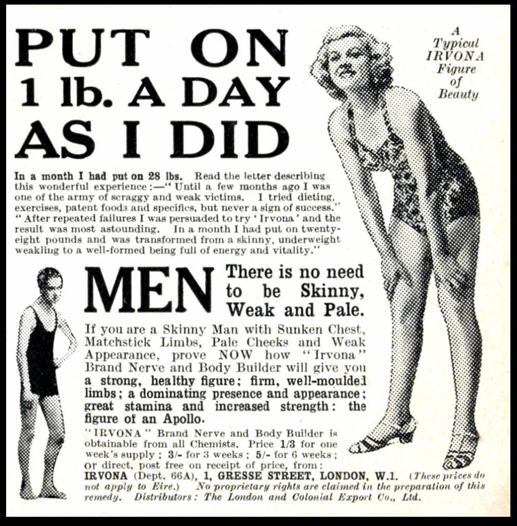 Irvona 1940 british ad