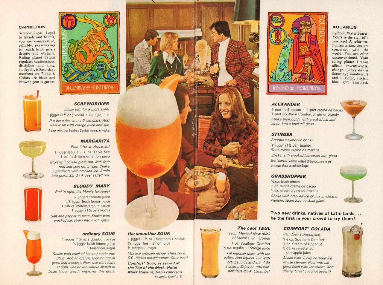 Mixology magazine cocktails drinks 1970s  Happy Hour