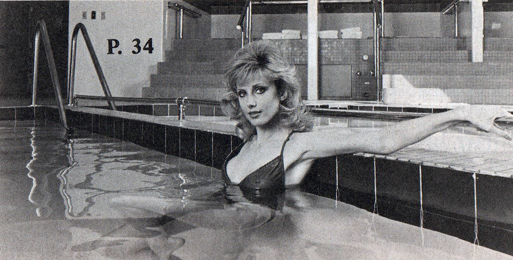 Morgan FAirchild bikini Flashbak